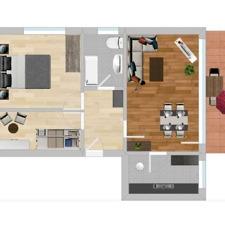 Ferienwohnung Wilde7 Seebach Zewnętrze zdjęcie